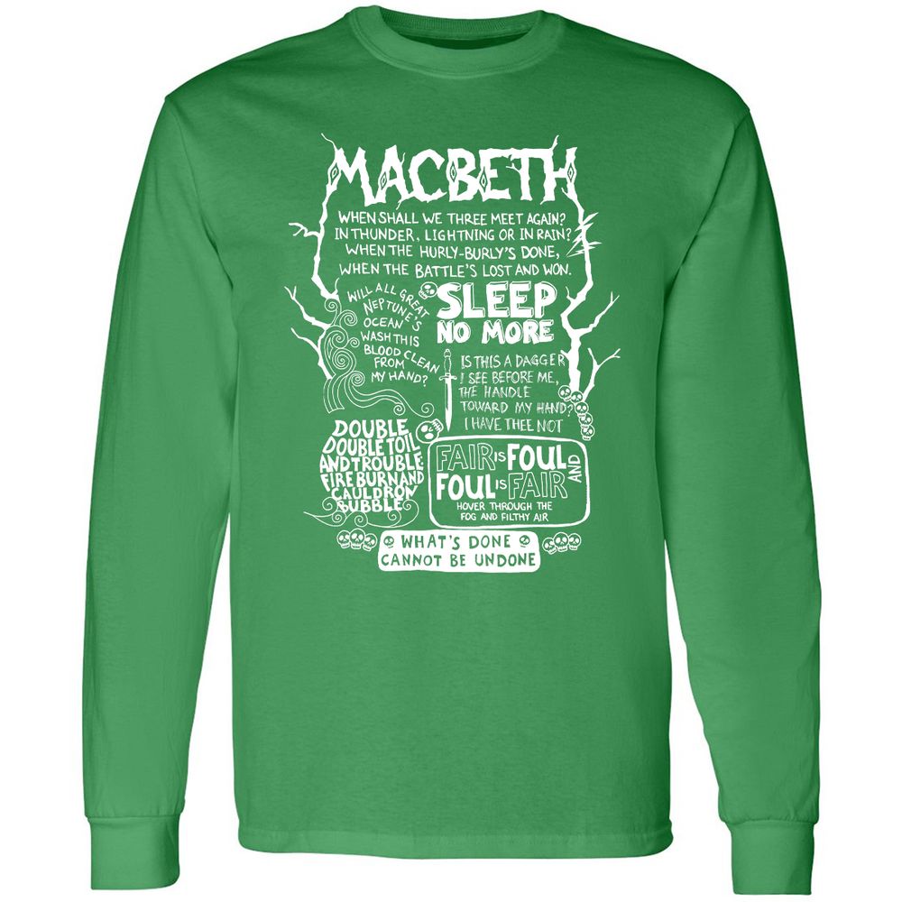 Long Sleeve T-Shirt - H32S8TK7 - Irish Green - 10