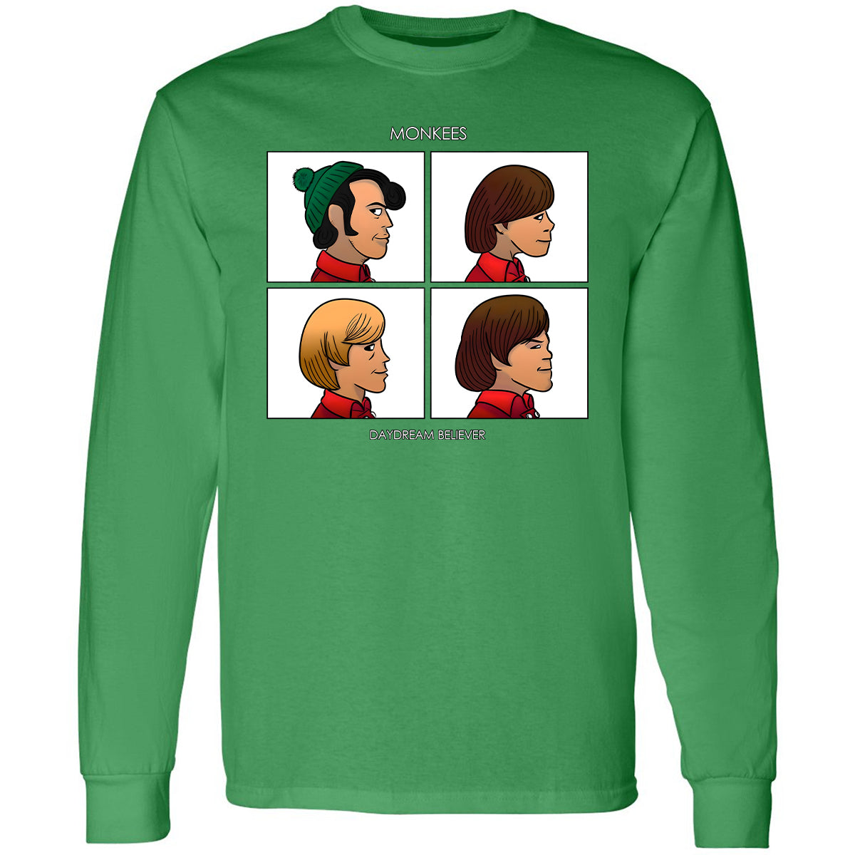 Long Sleeve T-Shirt - NDE5LKDM - Irish Green - 10