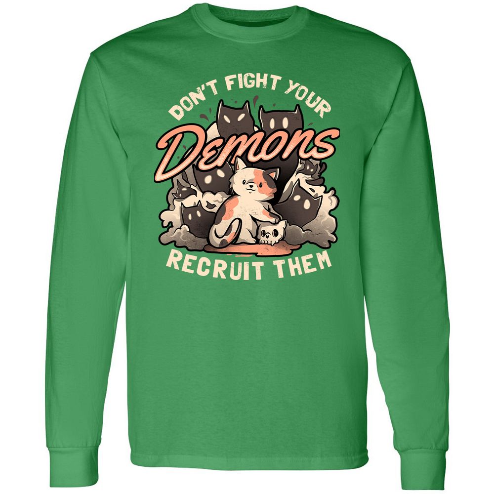 Long Sleeve T-Shirt - CJQBHRT6 - Irish Green - 10