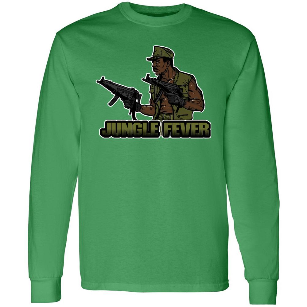 Long Sleeve T-Shirt - QD7BUZJT - Irish Green - 10