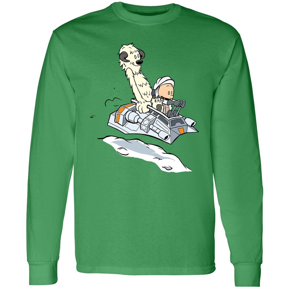Long Sleeve T-Shirt - X61GVRK8 - Irish Green - 10