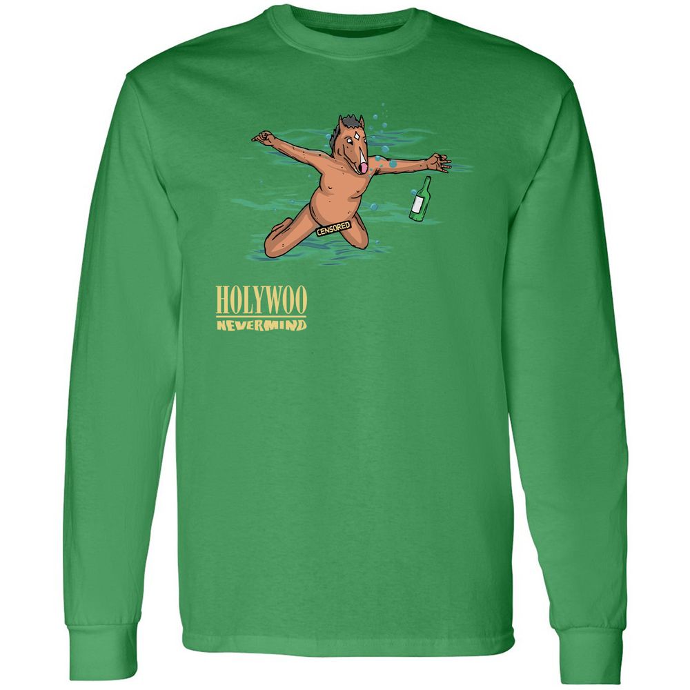 Long Sleeve T-Shirt - S9HZ3UQW - Irish Green - 10