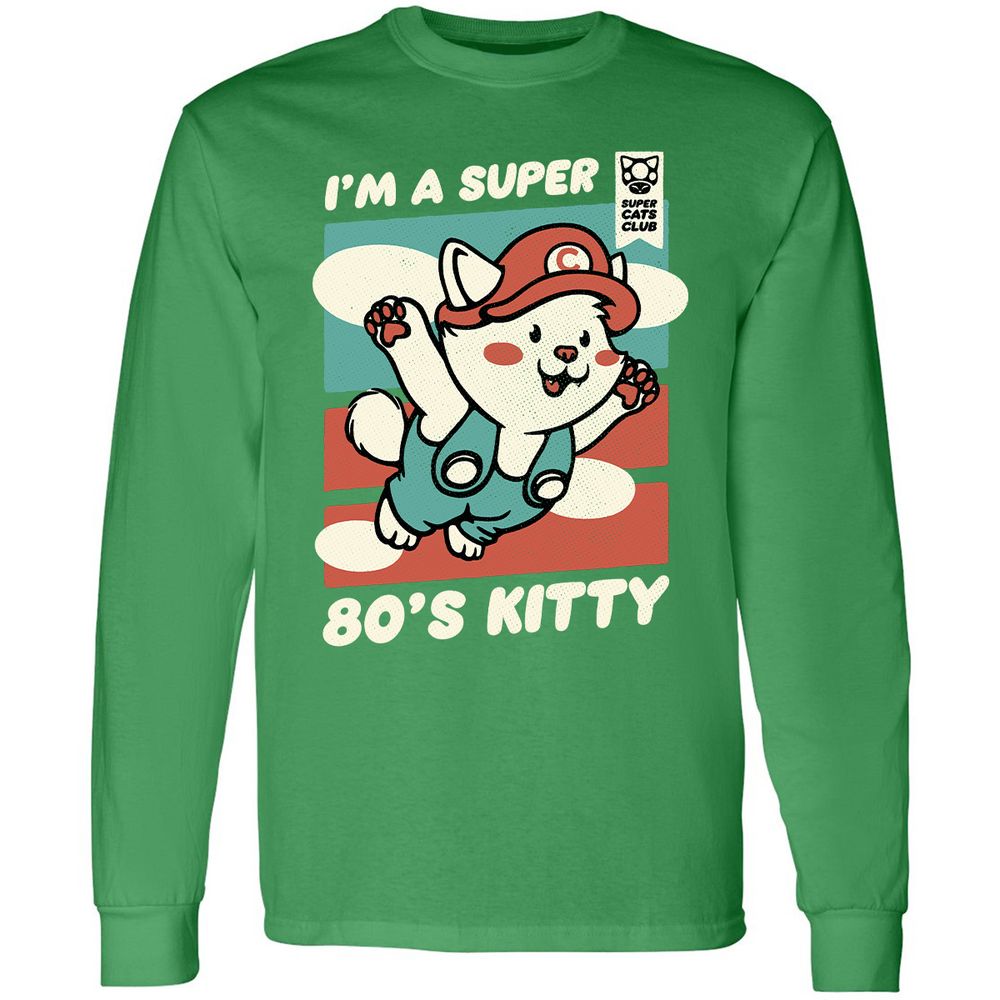 Long Sleeve T-Shirt - QZ6B35JW - Irish Green - 10