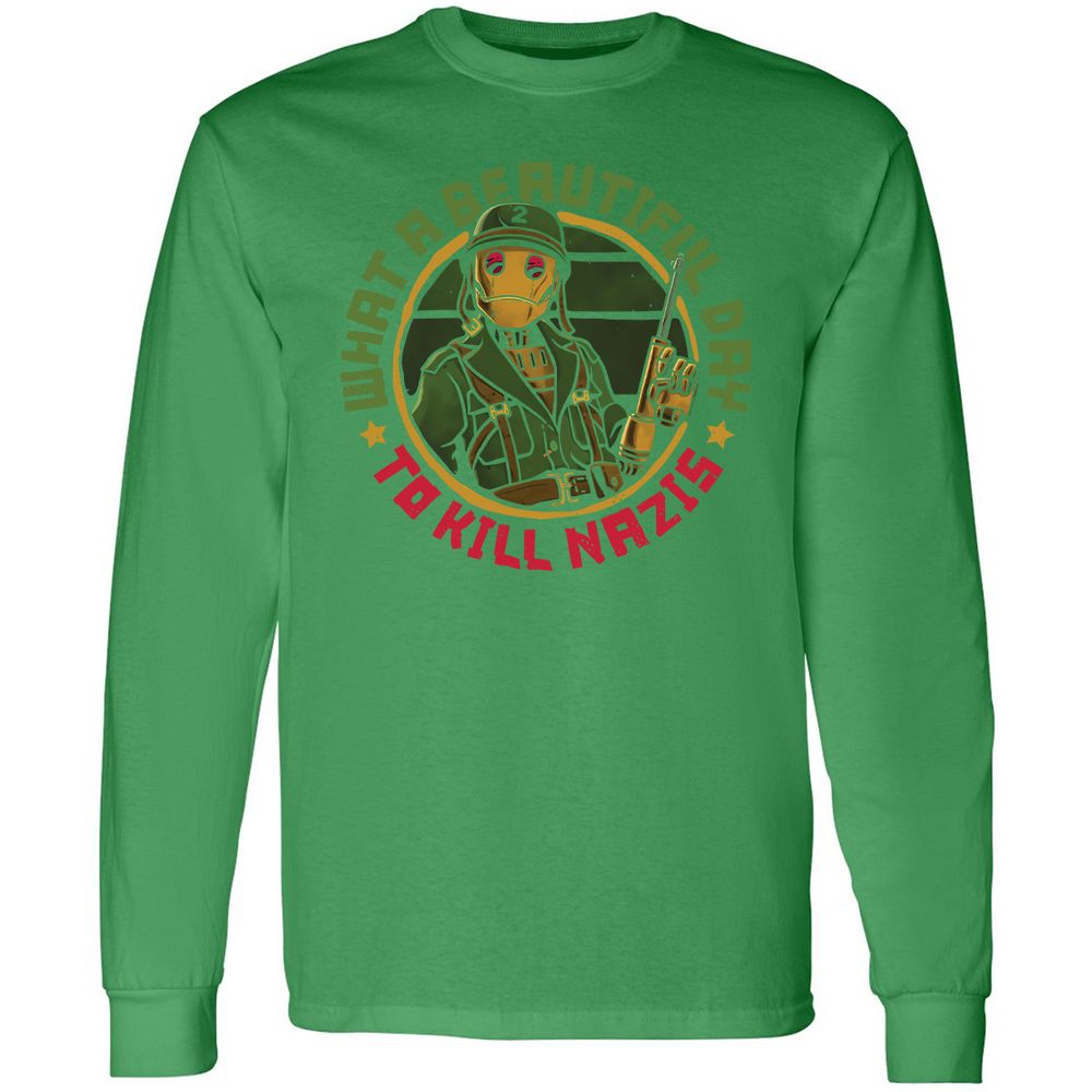Long Sleeve T-Shirt - BHNA1P4Q - Irish Green - 10