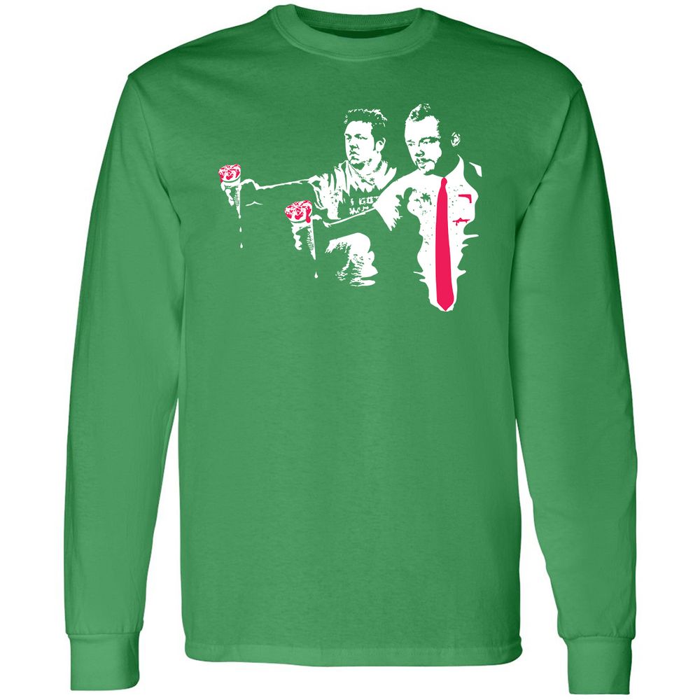 Long Sleeve T-Shirt - KSS7Y5CZ - Irish Green - 10
