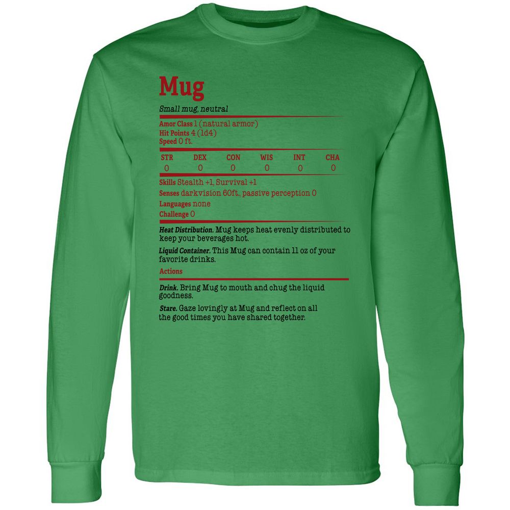 Long Sleeve T-Shirt - 72F8WKSM - Irish Green - 10