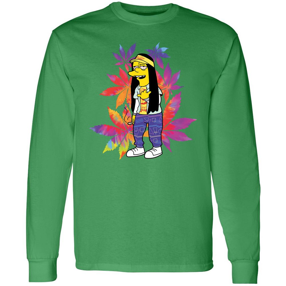 Long Sleeve T-Shirt - 5V6NKQSP - Irish Green - 10