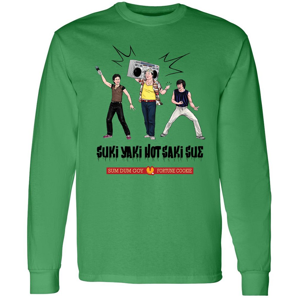 Long Sleeve T-Shirt - B7ABTDC1 - Irish Green - 10