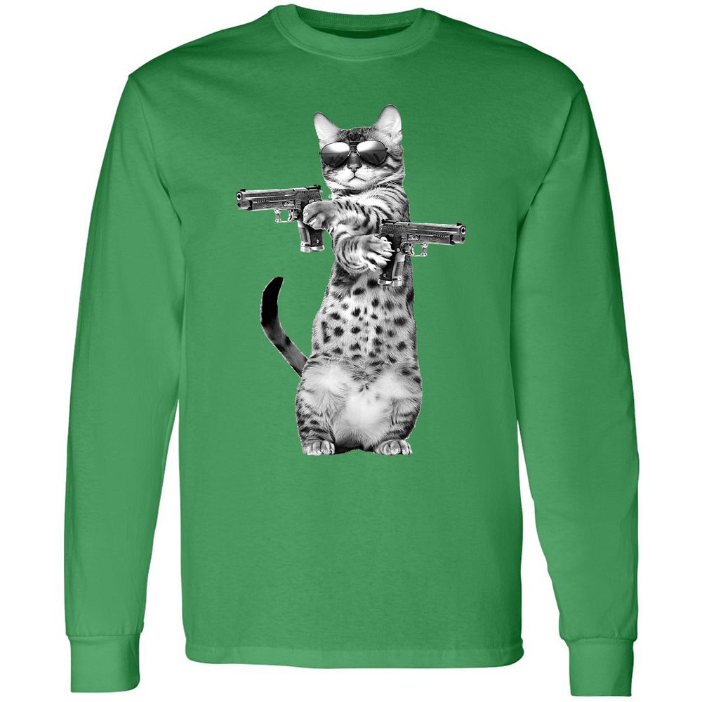 Long Sleeve T-Shirt - B5C38VUT - Irish Green - 10