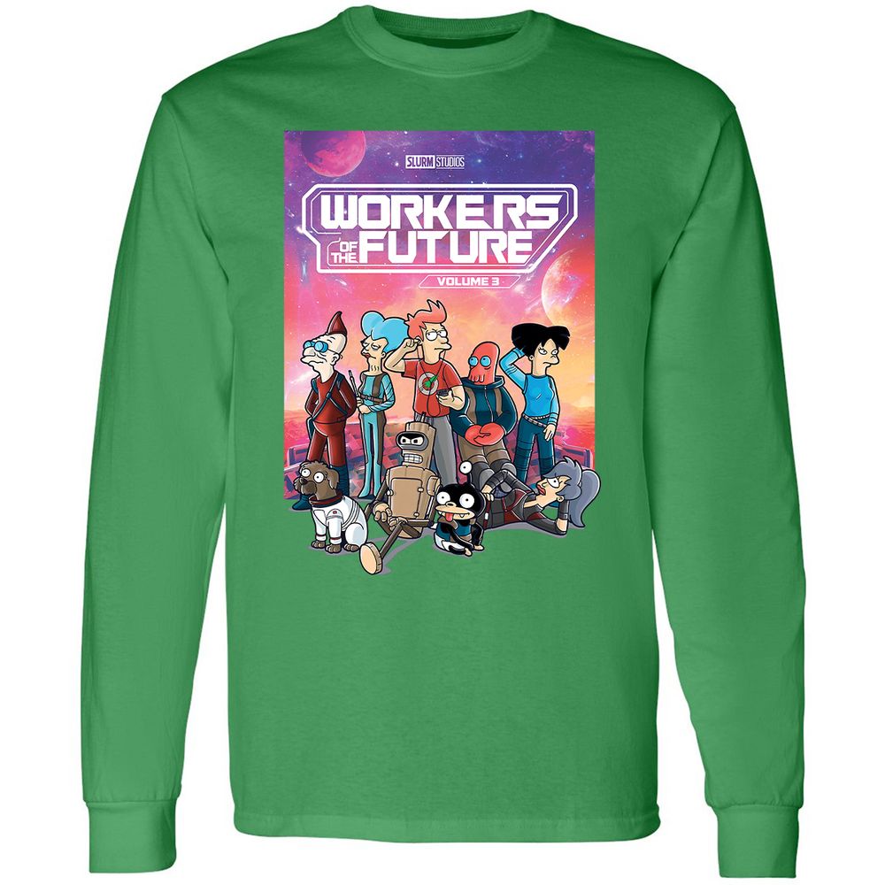 Long Sleeve T-Shirt - BTJD77U7 - Irish Green - 10