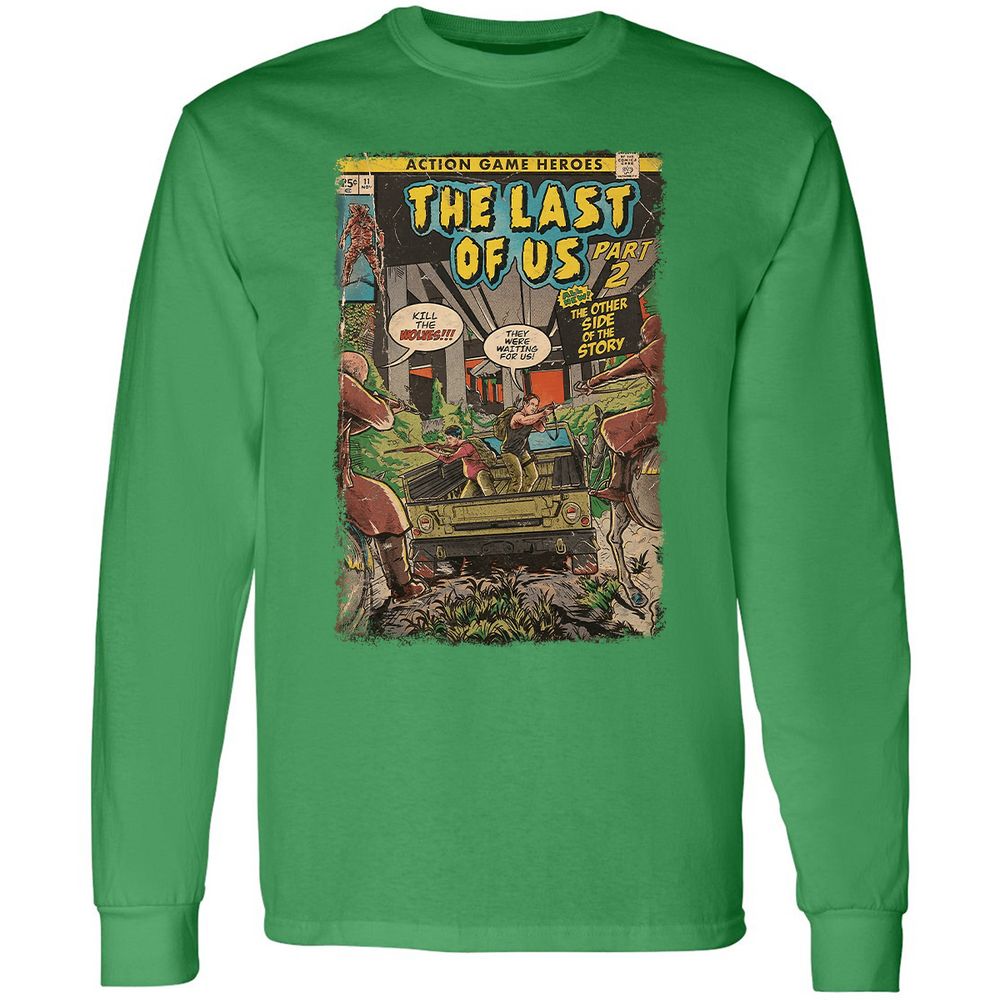 Long Sleeve T-Shirt - DQ8263X4 - Irish Green - 10