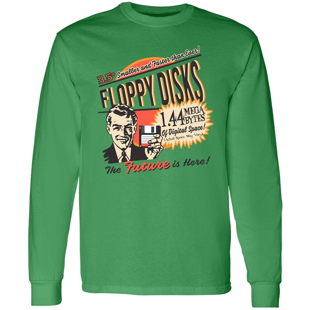 Floppy Disk Retro - Irish Green - 10