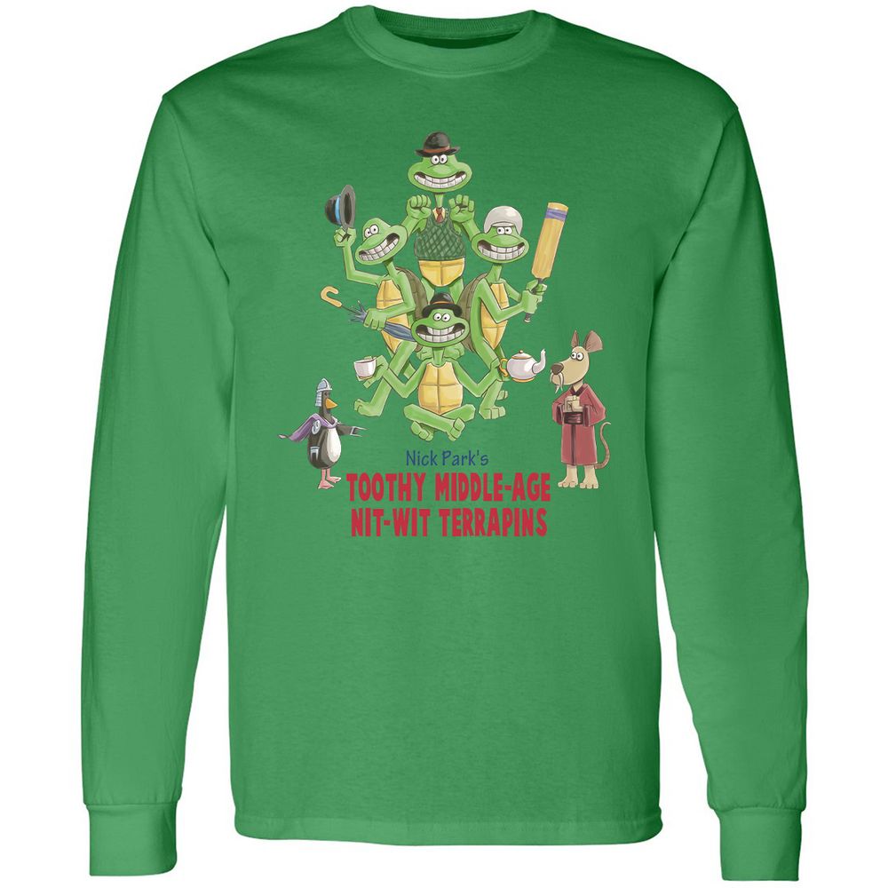 Long Sleeve T-Shirt - 1M3VG2J1 - Irish Green - 10