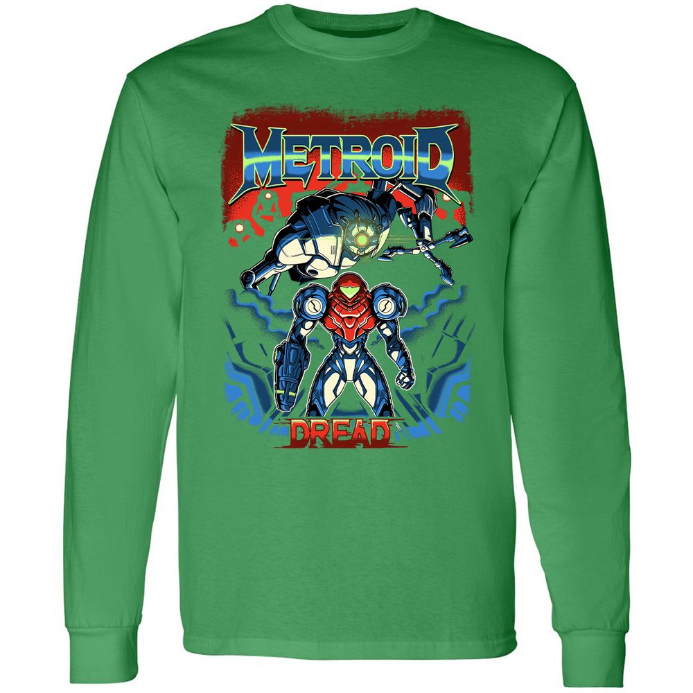 Long Sleeve T-Shirt - UF87G6JX - Irish Green - 10