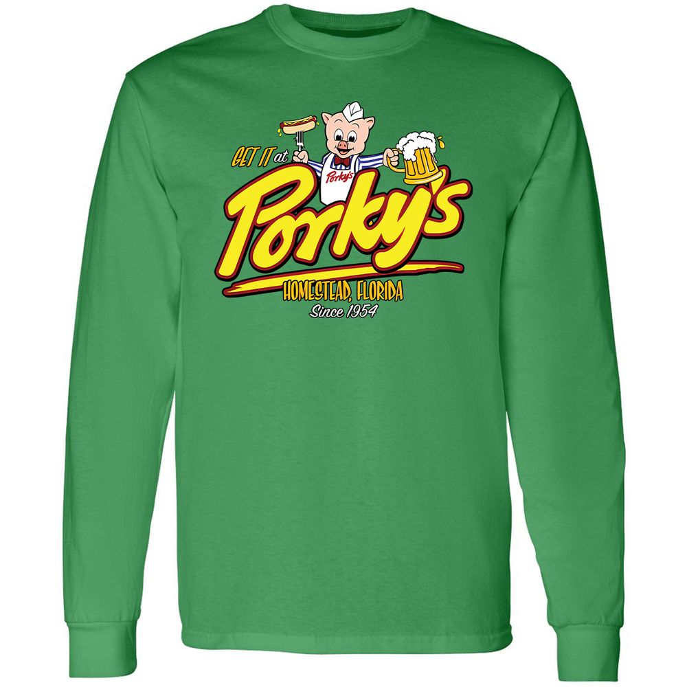 Long Sleeve T-Shirt - QK9VT9PY - Irish Green - 10