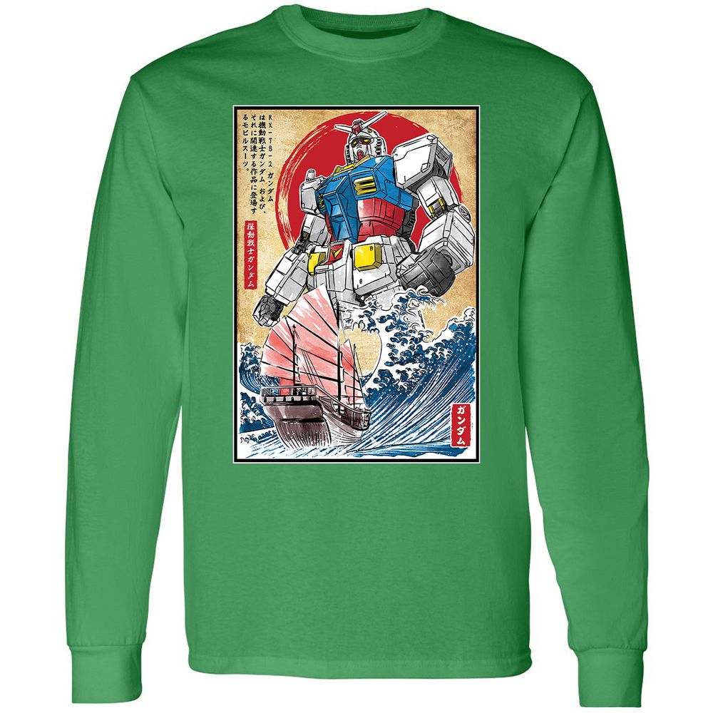 Long Sleeve T-Shirt - X5GTW9VY - Irish Green - 10