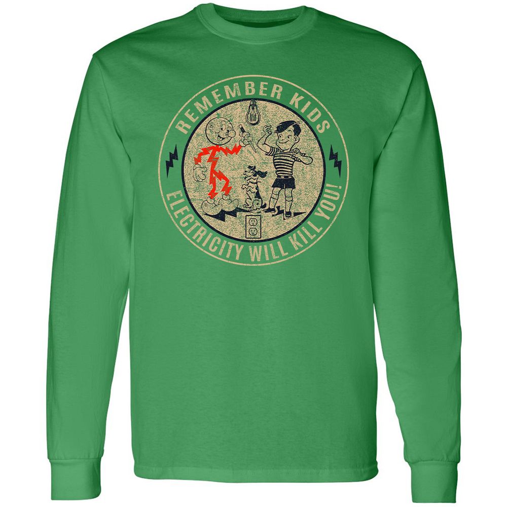 Long Sleeve T-Shirt - XWDCM9C8 - Irish Green - 10