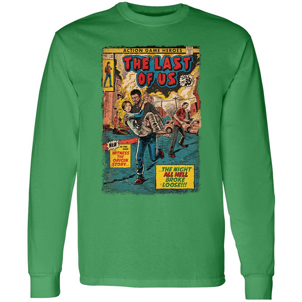 Long Sleeve T-Shirt - GR8HG68S - Irish Green - 10