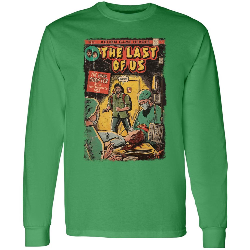Long Sleeve T-Shirt - RTUZYNKB - Irish Green - 10