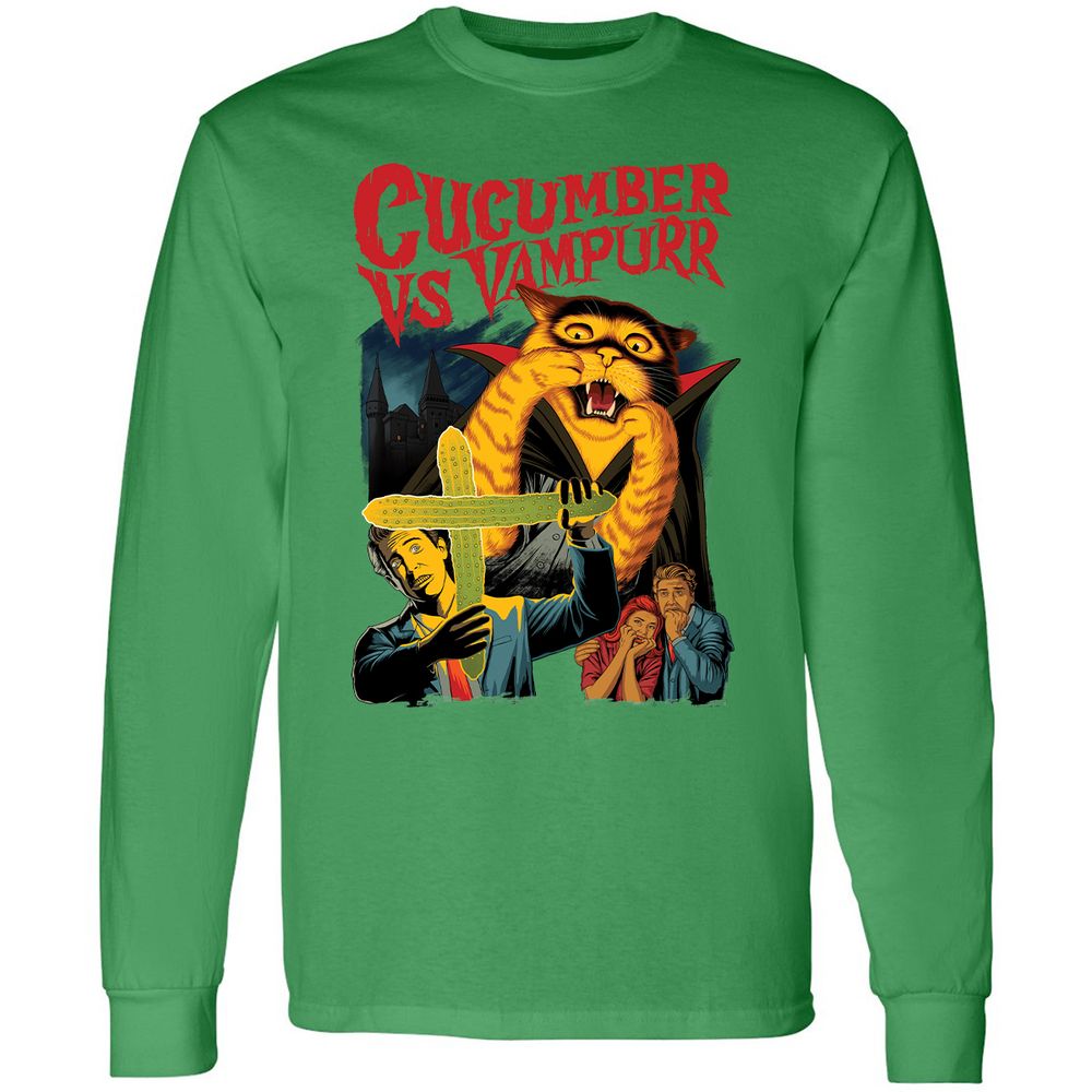 Long Sleeve T-Shirt - HULCBPVA - Irish Green - 10