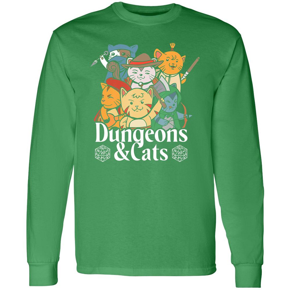 Long Sleeve T-Shirt - C69W3AFQ - Irish Green - 10