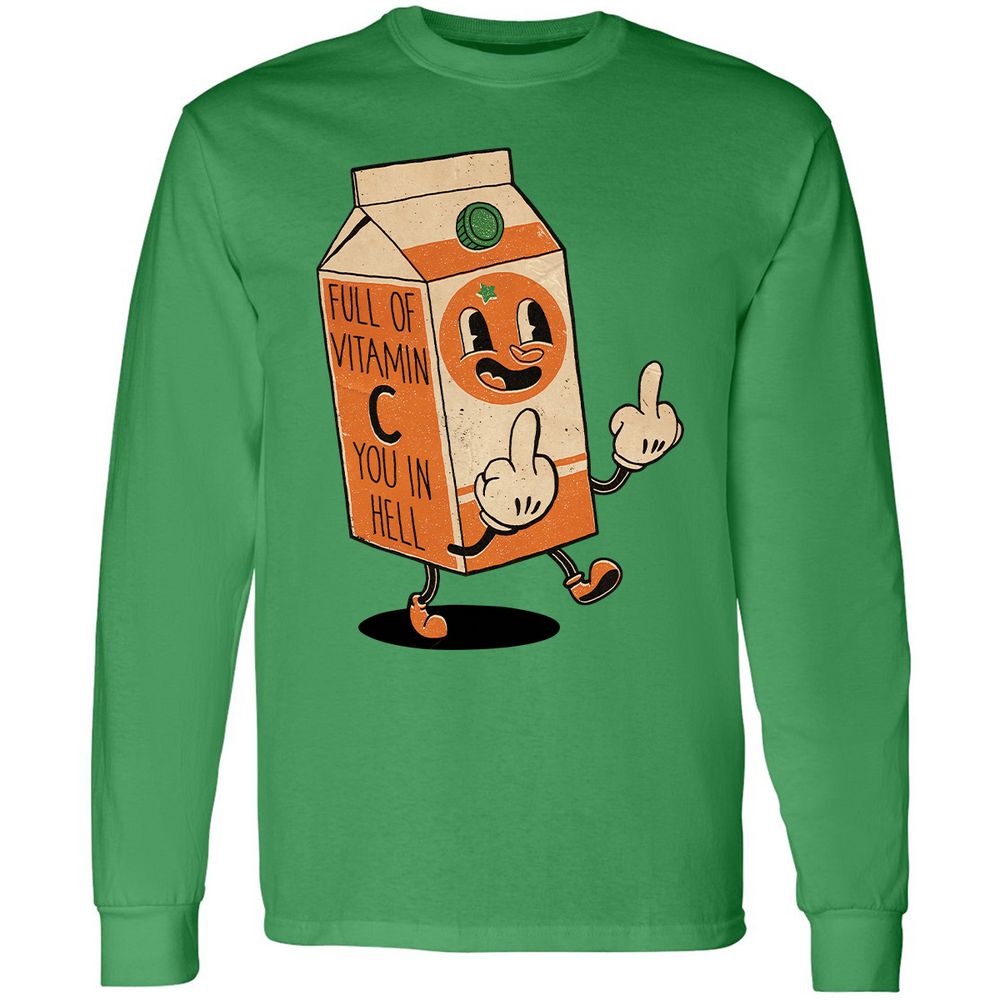 Long Sleeve T-Shirt - 2J2VYYZK - Irish Green - 10