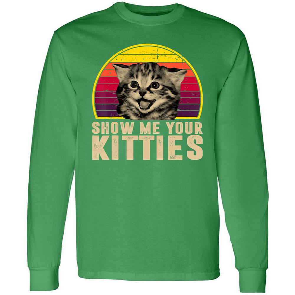 Long Sleeve T-Shirt - KDZSVY7H - Irish Green - 10