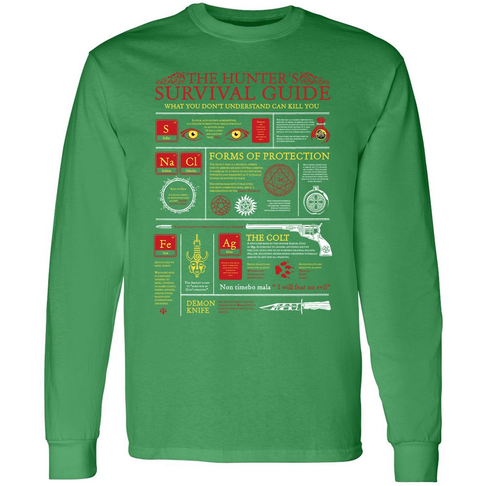 Long Sleeve T-Shirt - GQ78GXYE - Irish Green - 10