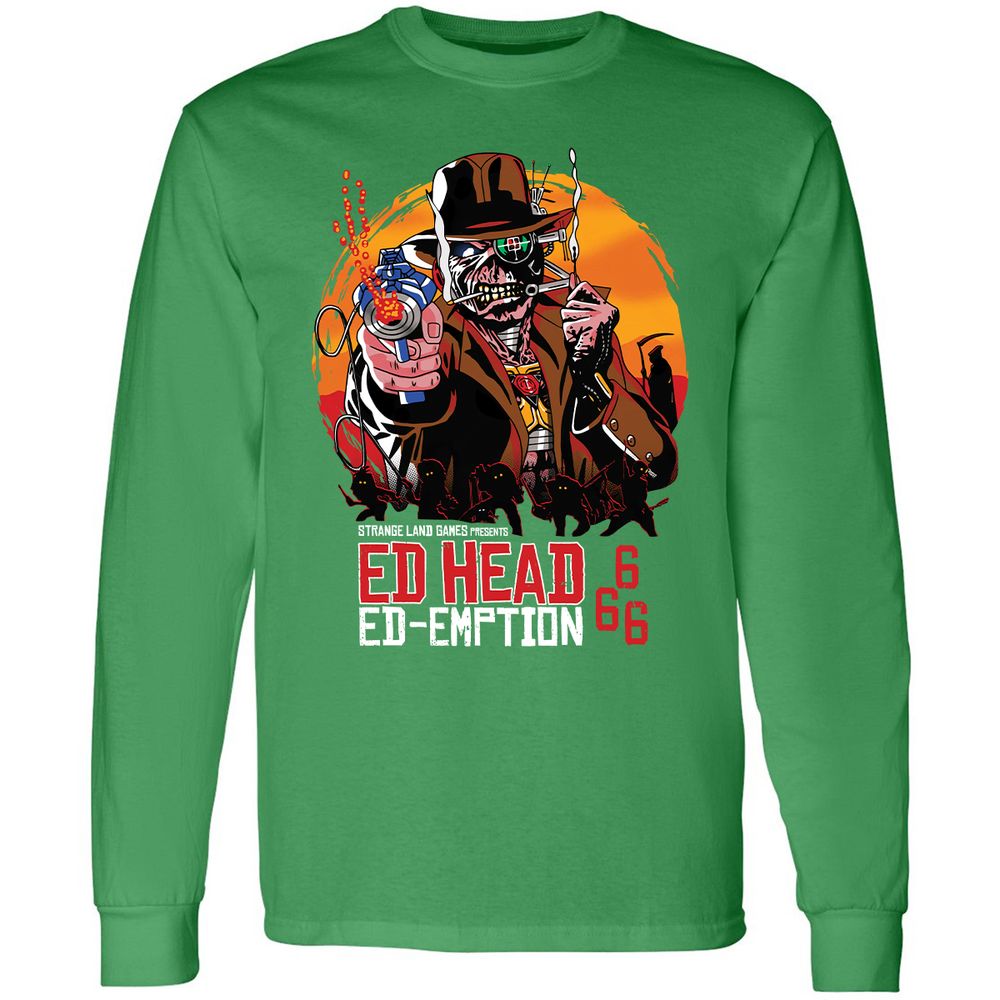 Long Sleeve T-Shirt - 3K6YAQ3M - Irish Green - 10