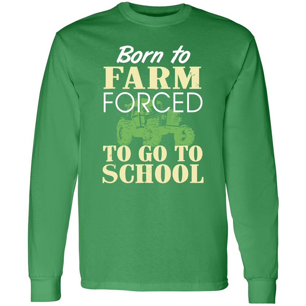 Long Sleeve T-Shirt - LU2KT5LY - Irish Green - 10