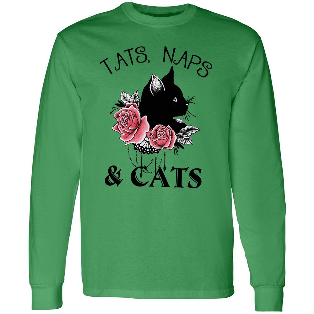 Long Sleeve T-Shirt - RG7L1MEH - Irish Green - 10