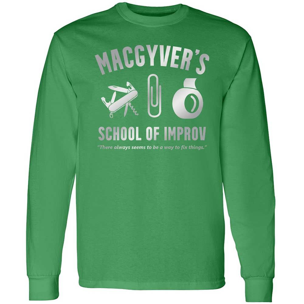 Long Sleeve T-Shirt - J7VD8LR4 - Irish Green - 10