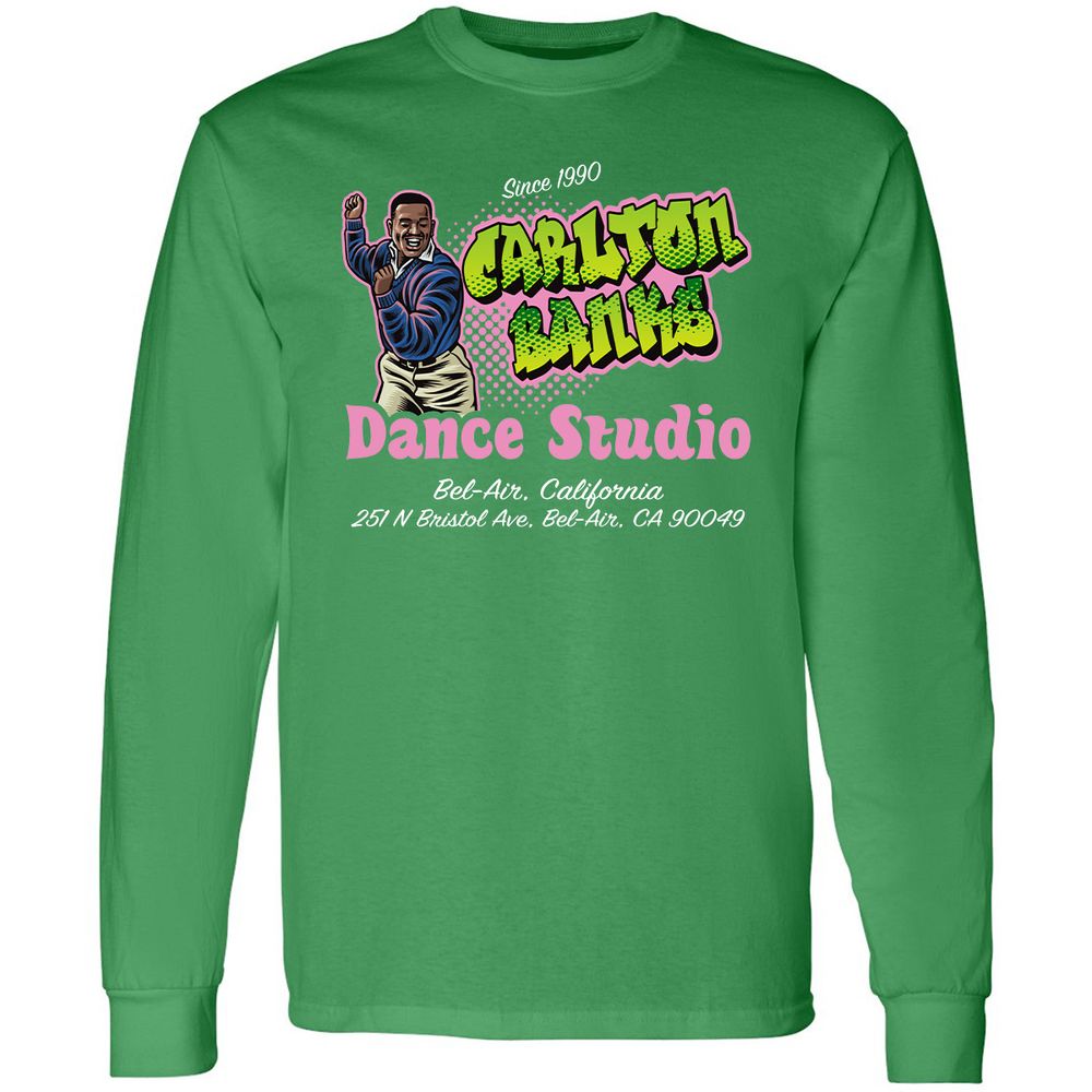 Long Sleeve T-Shirt - SA8RHNPQ - Irish Green - 10