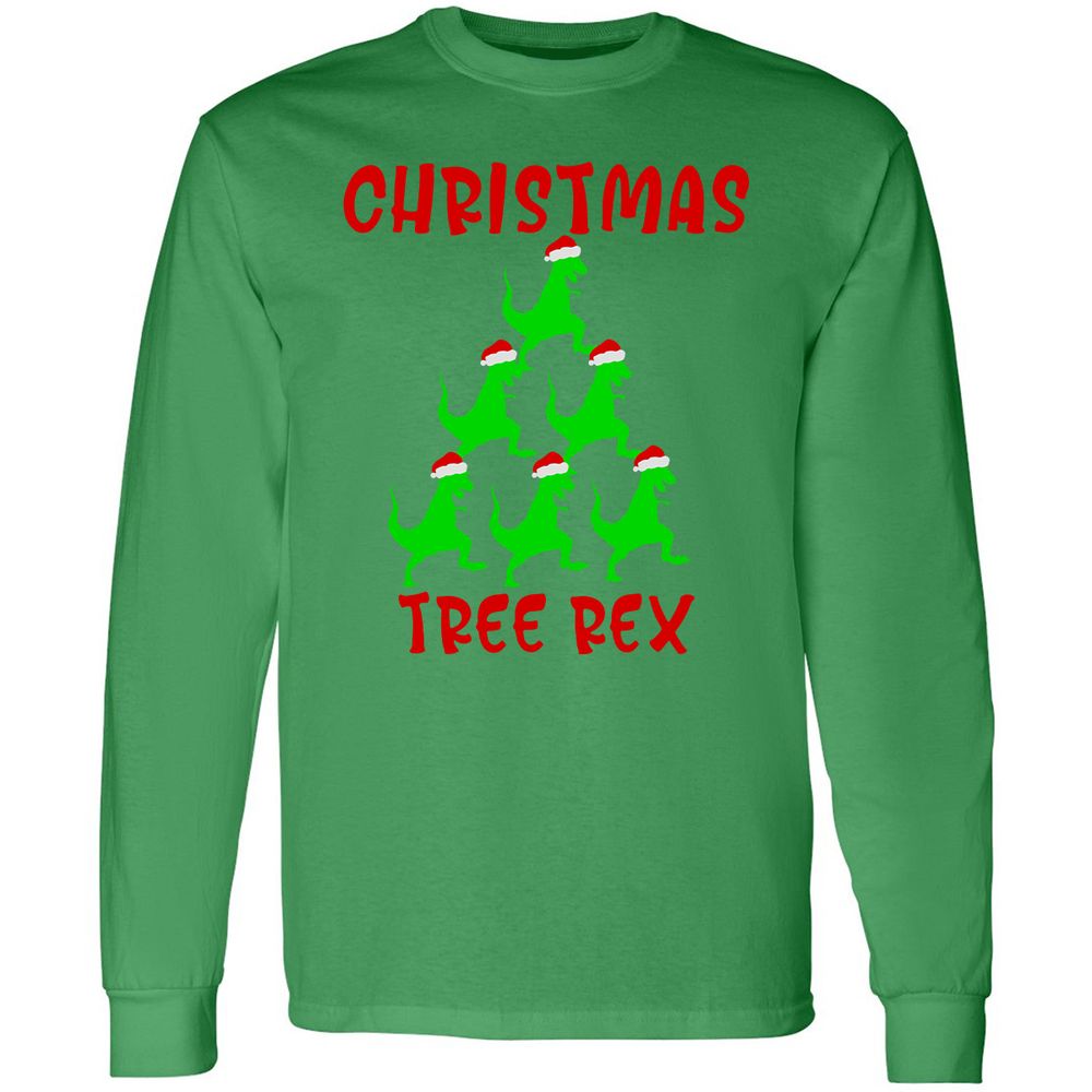 Long Sleeve T-Shirt - 3BF63QZW - Irish Green - 10