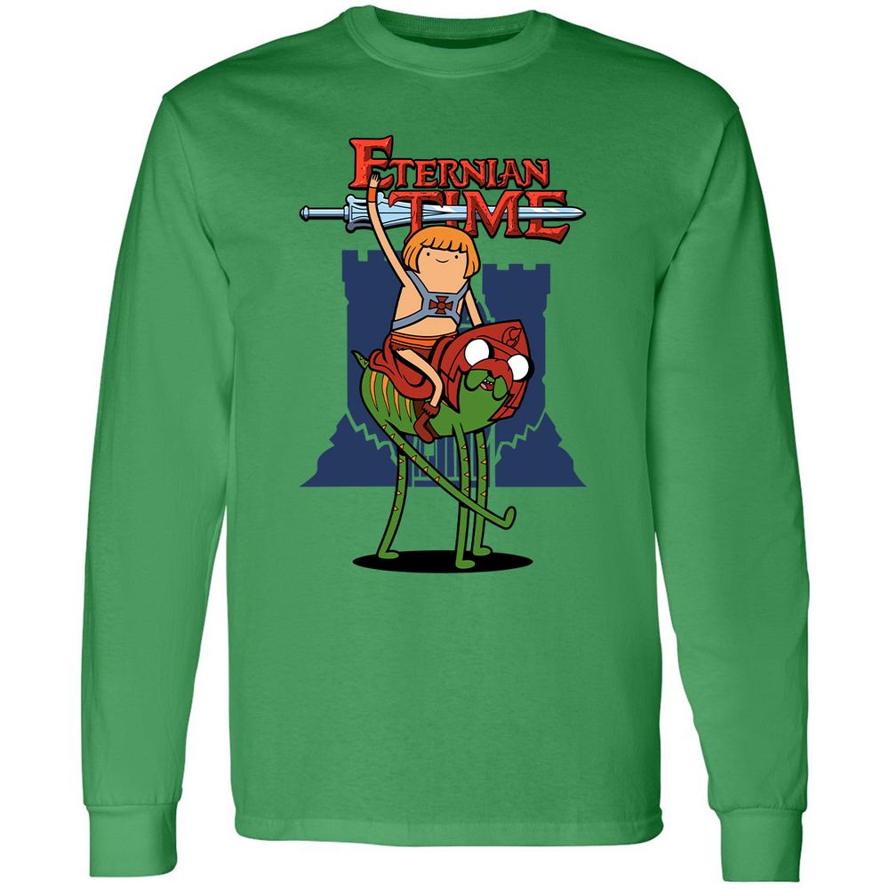 Long Sleeve T-Shirt - NRXGCQNH - Irish Green - 10