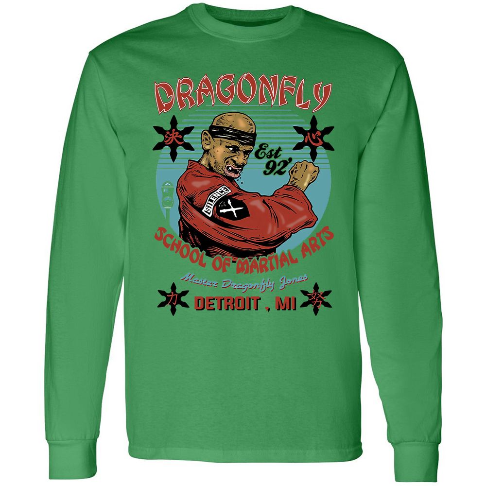 Long Sleeve T-Shirt - LM9KY8XR - Irish Green - 10