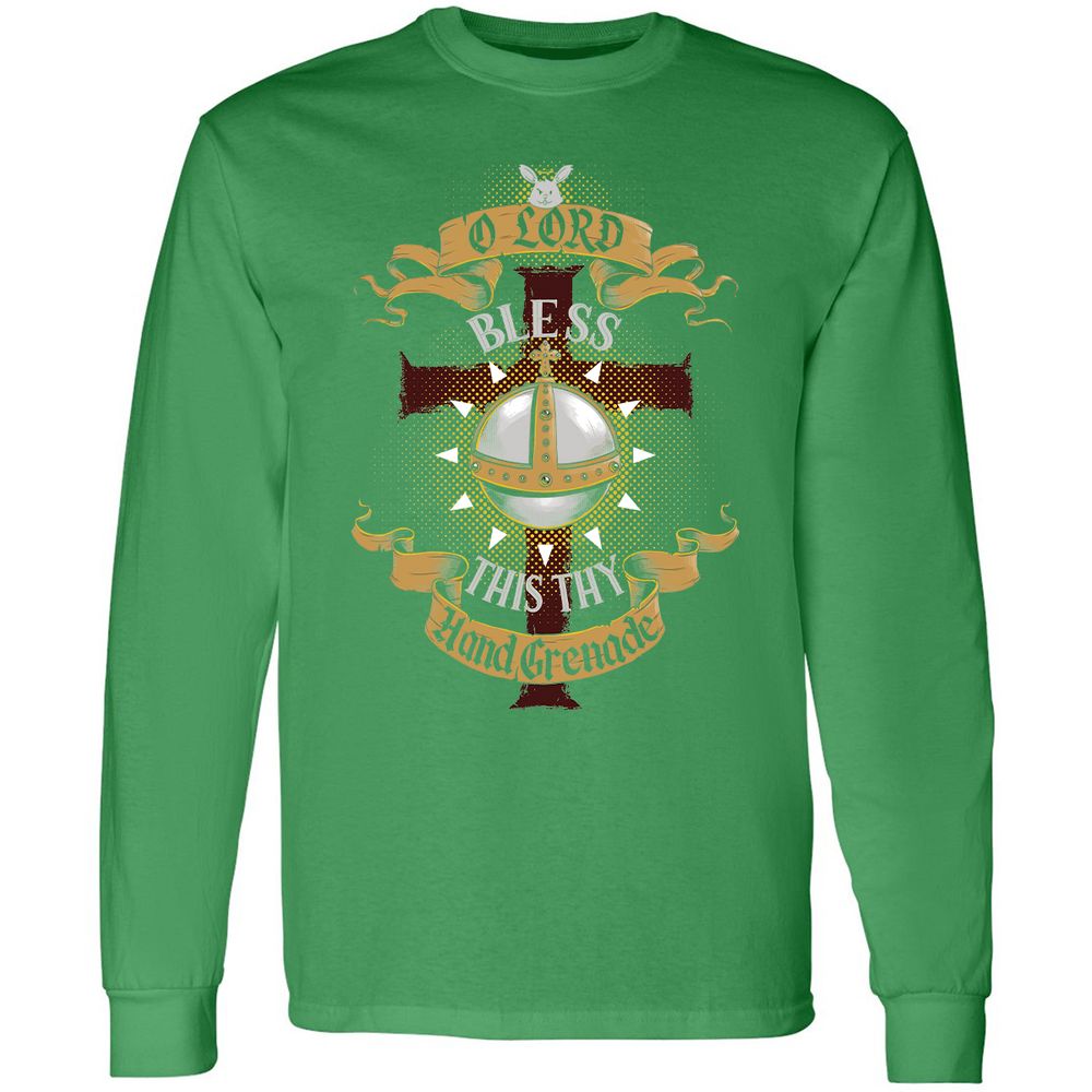 Long Sleeve T-Shirt - BYEQL2B8 - Irish Green - 10