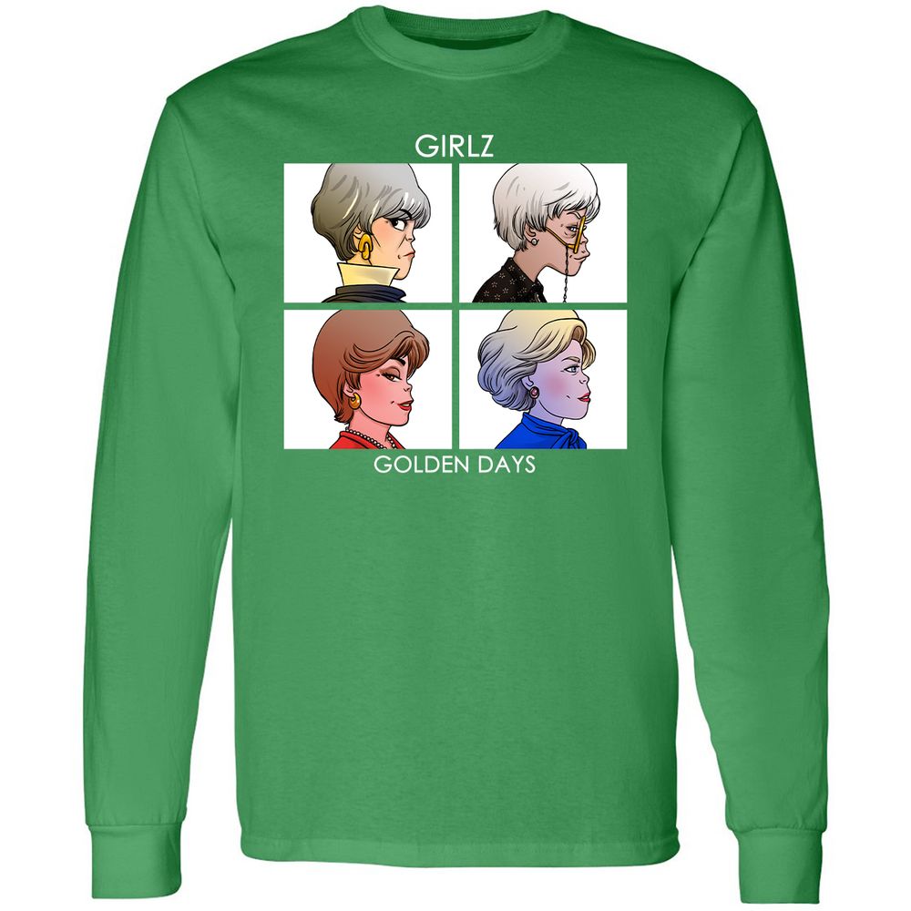 Long Sleeve T-Shirt - HM84EMXG - Irish Green - 10