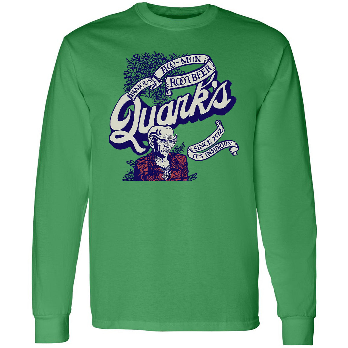 Long Sleeve T-Shirt - XU1QG7ZF - Irish Green - 10