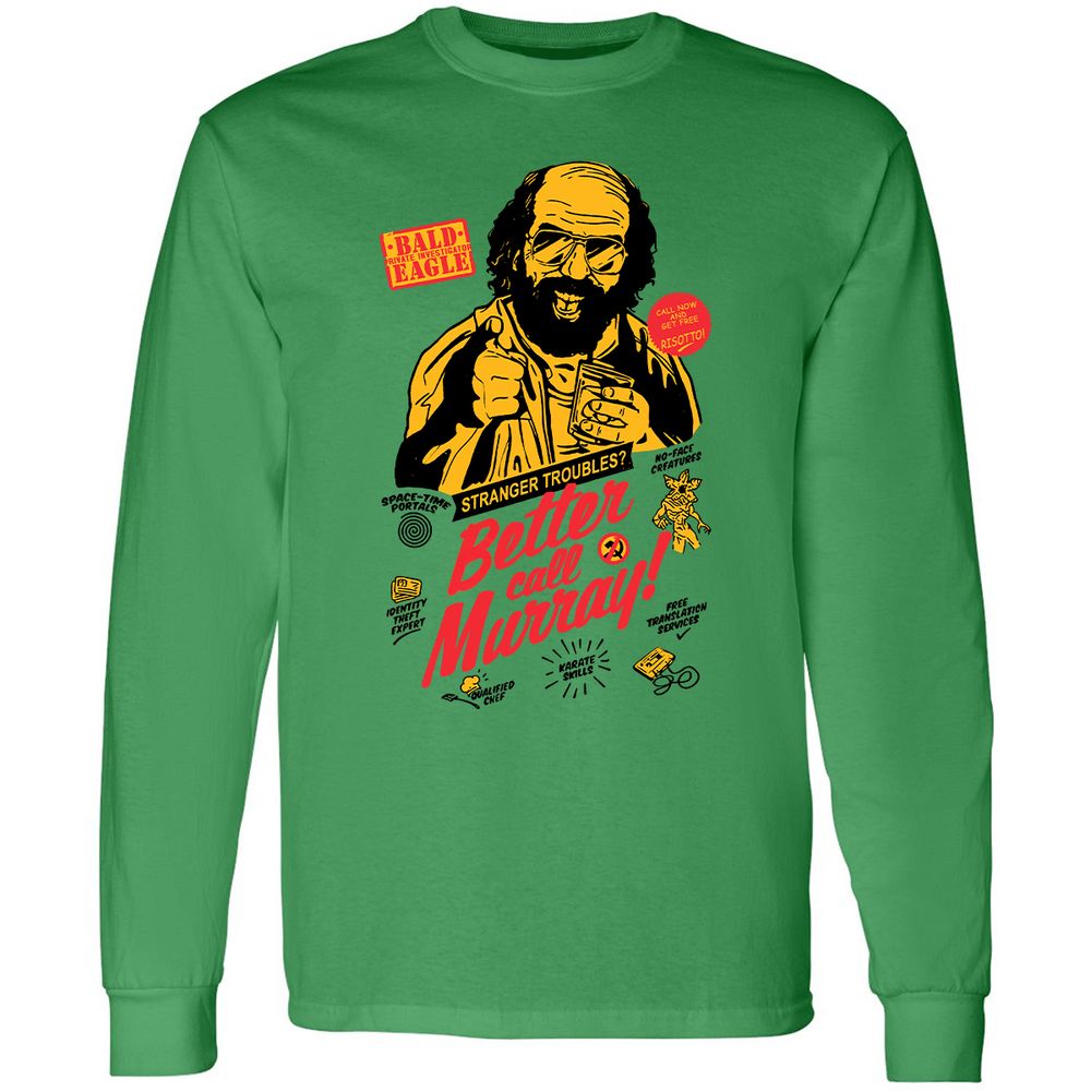 Long Sleeve T-Shirt - MANETHUU - Irish Green - 10