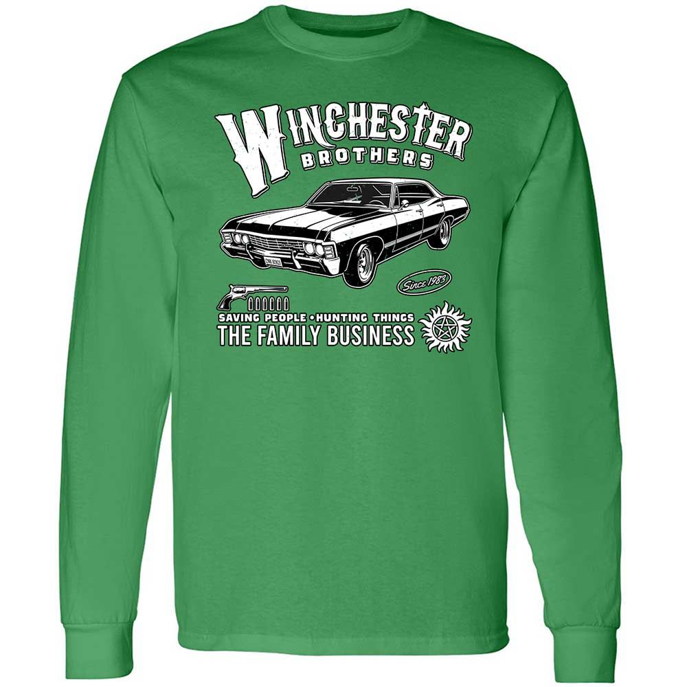Long Sleeve T-Shirt - MXQFW52J - Irish Green - 10