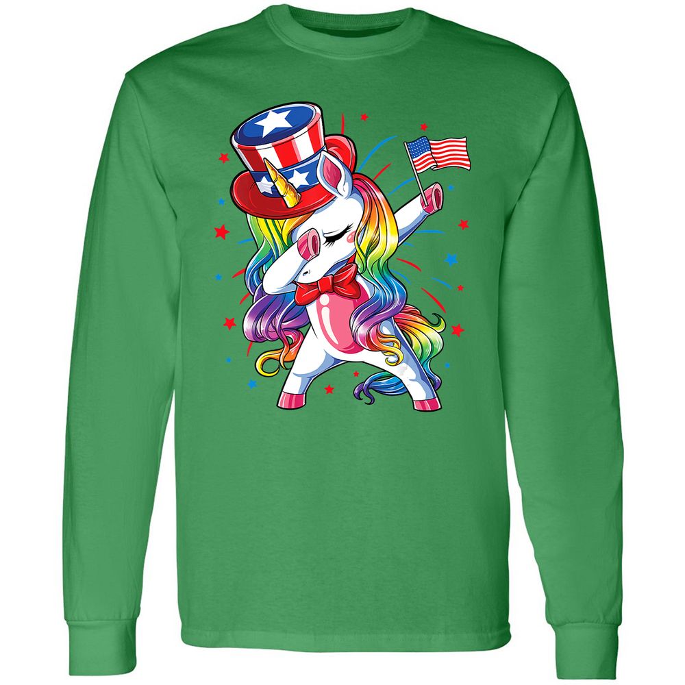 Long Sleeve T-Shirt - NAUXF7E3 - Irish Green - 10