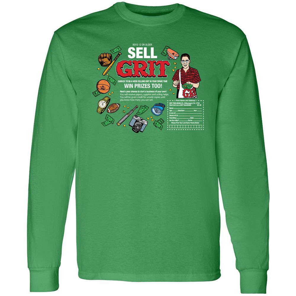 Long Sleeve T-Shirt - RLJCX3SD - Irish Green - 10