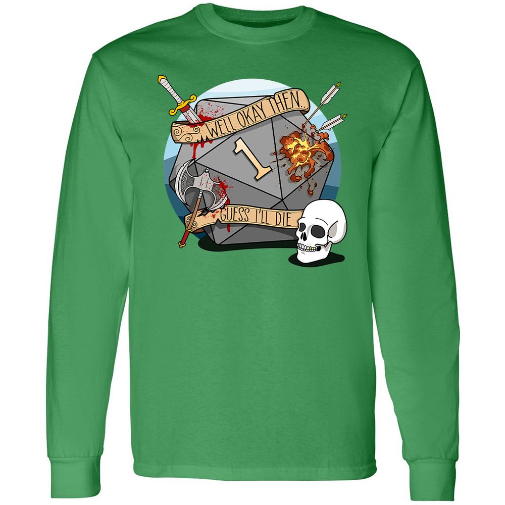 Long Sleeve T-Shirt - Q38URSL3 - Irish Green - 10
