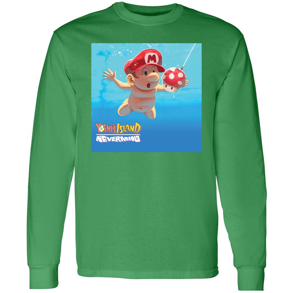 Long Sleeve T-Shirt - AZSKKE81 - Irish Green - 10