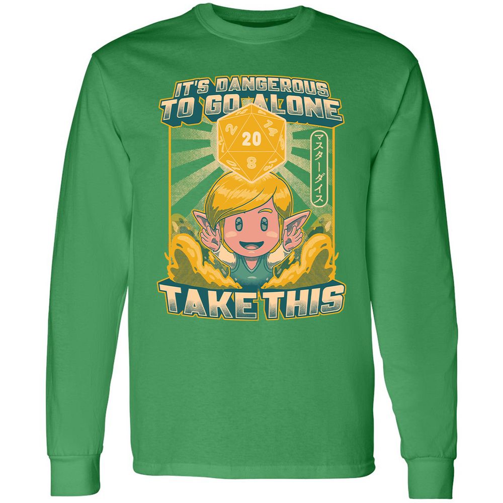 Long Sleeve T-Shirt - E7JPK7L5 - Irish Green - 10
