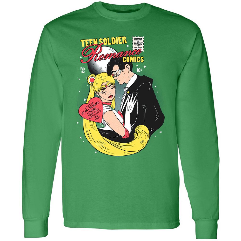 Long Sleeve T-Shirt - SLCL6H4K - Irish Green - 10