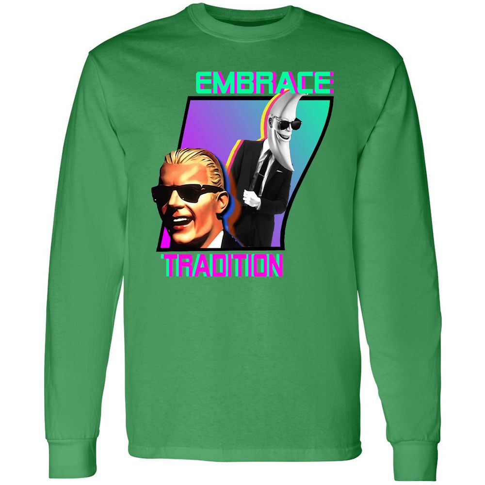 Long Sleeve T-Shirt - AUMDV4ER - Irish Green - 10