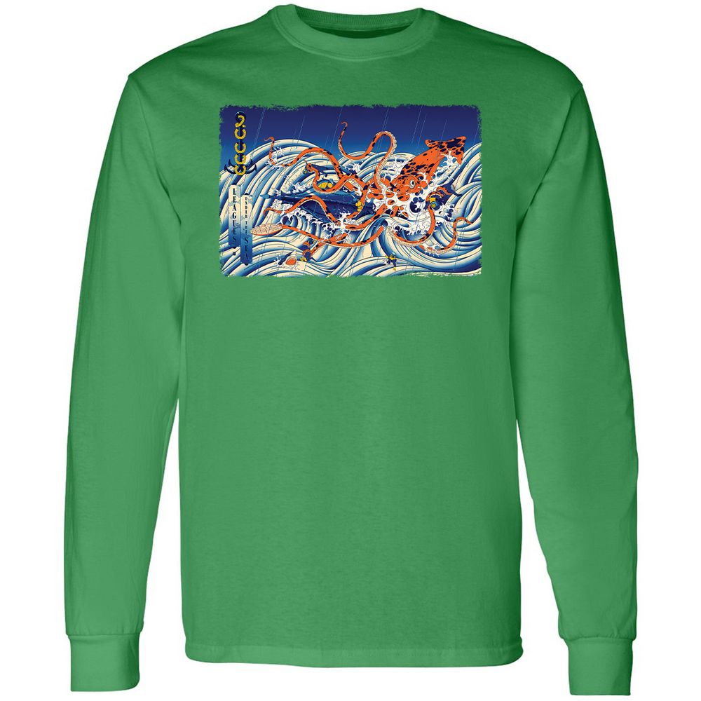 Long Sleeve T-Shirt - XQVHDVQ8 - Irish Green - 10
