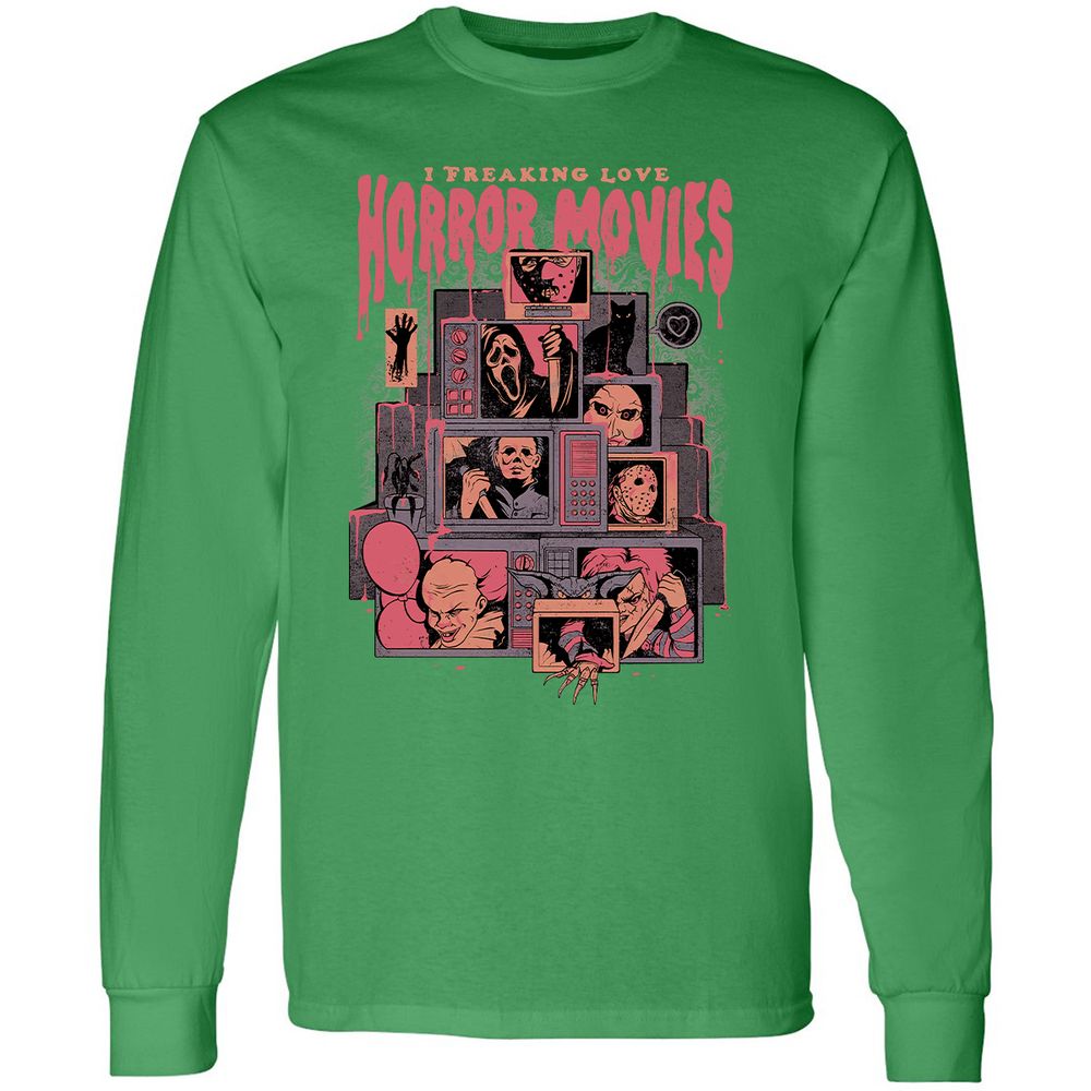 Long Sleeve T-Shirt - R9GCUXUL - Irish Green - 10